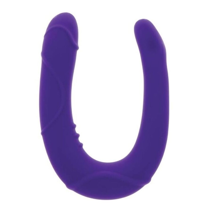 GET REAL - VOGUE MINI DOUBLE DONG VIOLA